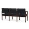 Lesro 3 Seat Tandem Seating W/ No Center Arms, 65 in W 26 in L 31.5 in H, Lenox Series LW3101 - alternate 2